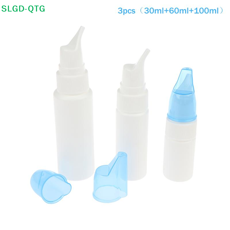 Misting Bottle Fine - ขวดล้างจมูกแบบพกพา 3 ชิ้นใหม่ ขวดสเปรย์น้ำสำหรับล้างจมูก ขวดพ่นละอองละเอียด ภาชนะเปล่าสำหรับพกพาเดินทาง