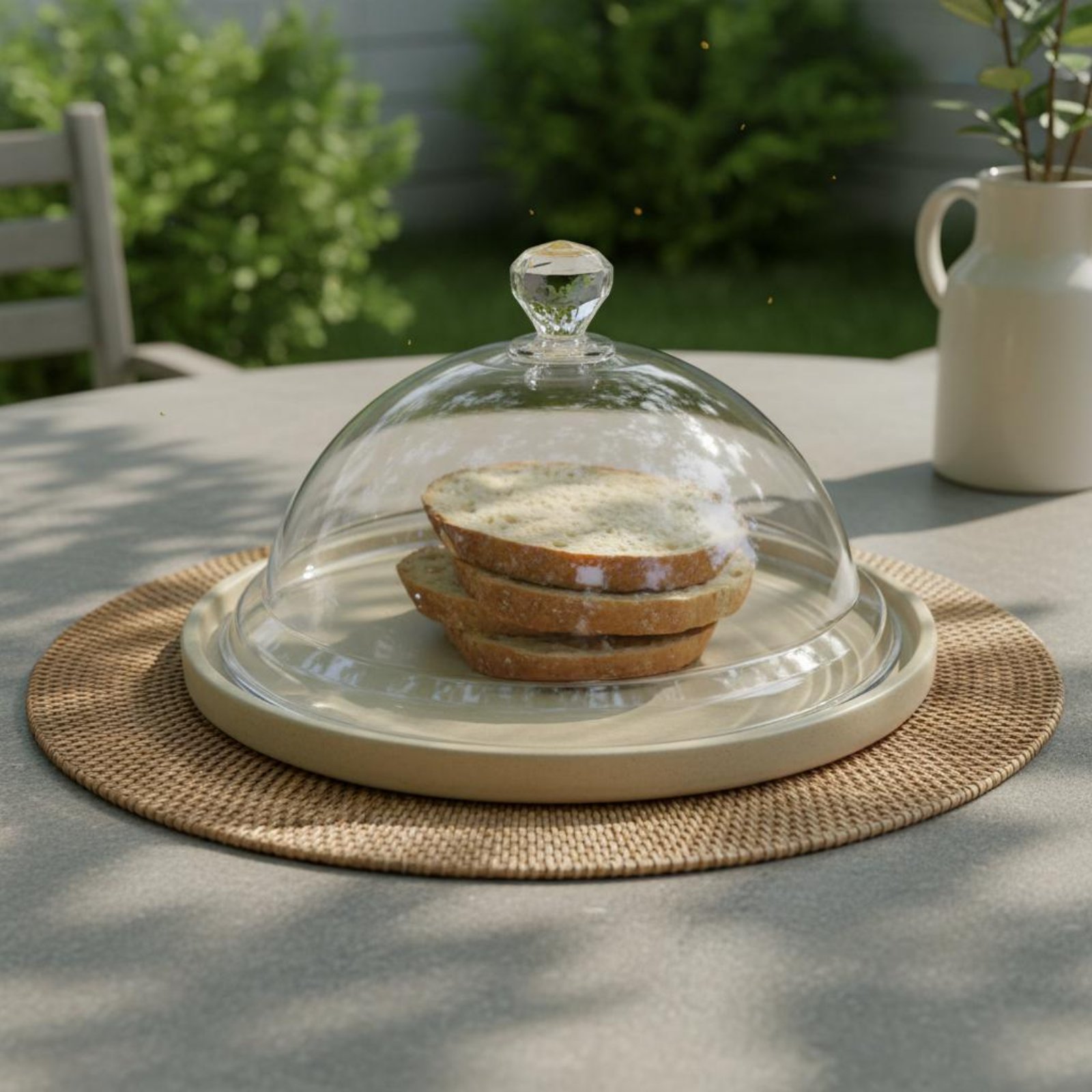 Plastic Dome Clear - ฝาครอบเค้กใสกันฝุ่น ป้องกันความร้อน สำหรับโชว์ขนม ทำจากพลาสติก