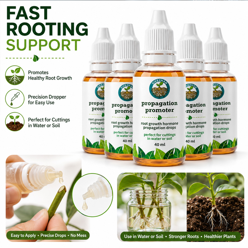 Rooting Hormone Powder - น้ำยาเร่งรากพืช 40 มล. สำหรับเพาะชำ ปลูกในร่ม ช่วยเร่งการเจริญเติบโตของรากในดินและน้ำ