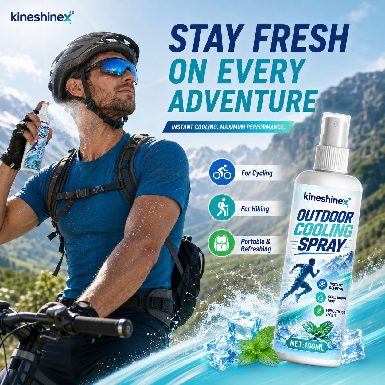 สเปรย์ทำความเย็นกลางแจ้ง 100 ม - Misting Bottle Fine บทวิจารณ์และราคา