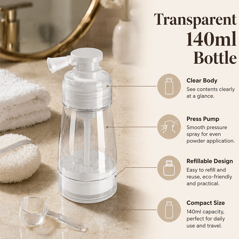 ขวดสเปรย์แป้งฝุ่นแบบกดขนาด 140 - Misting Bottle Fine บทวิจารณ์และราคา