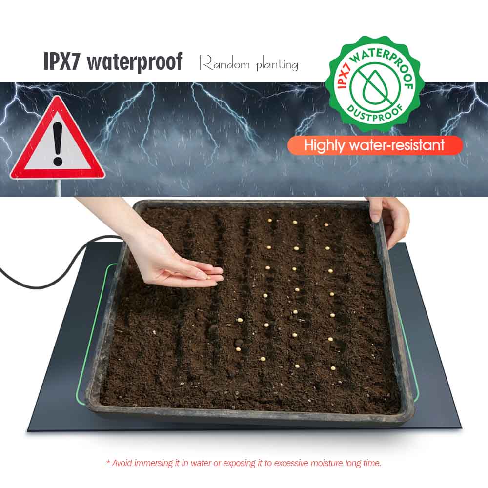 แผ่นทำความร้อนต้นไม้7-100วัตต์ - Heat Mat Seedling บทวิจารณ์และราคา