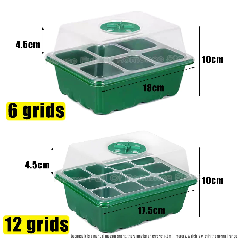 ถาดเพาะเมล็ดแบบ 6/12 ช่อง พร้อ - Humidity Dome Kit บทวิจารณ์และราคา