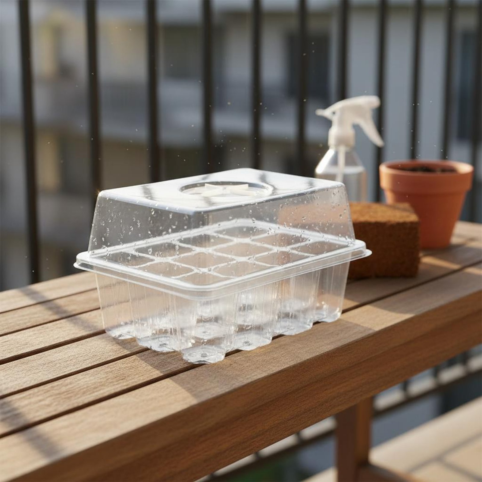 ถาดเพาะเมล็ด 12 ช่อง พร้อมระบบ - Humidity Dome Kit บทวิจารณ์และราคา