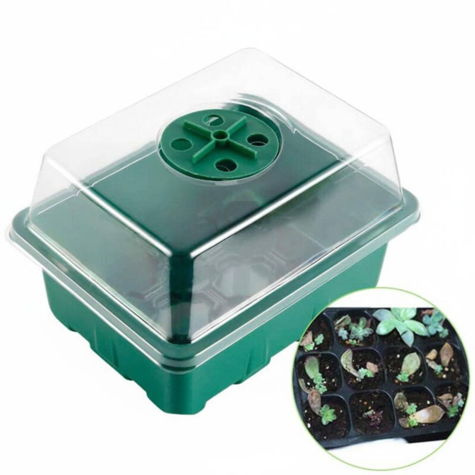 ถาดเพาะเมล็ด 12 ช่อง พร้อมระบบ - Humidity Dome Kit บทวิจารณ์และราคา