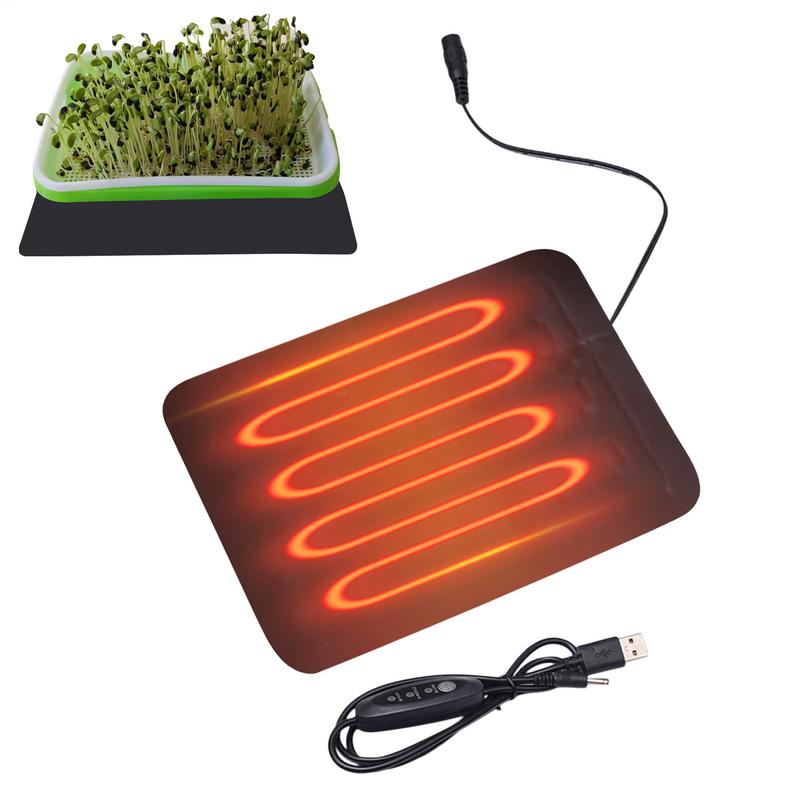 ต้นกล้าความร้อนในร่มพืชการงอกก - Heat Mat Seedling บทวิจารณ์และราคา