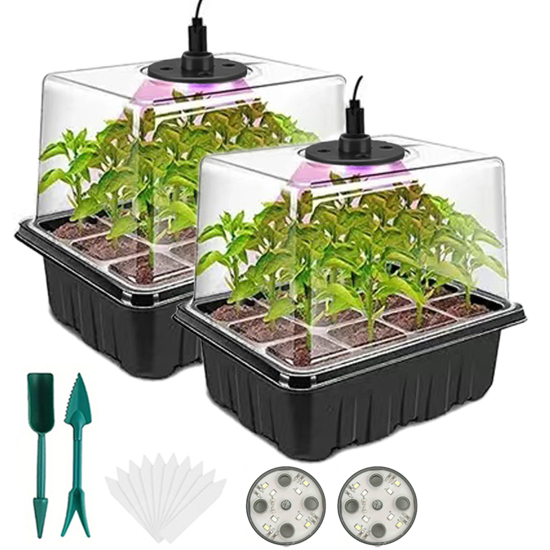 ถาดสตาร์ทเมล็ดพันธุ์พร้อมไฟเติ - Humidity Dome Kit บทวิจารณ์และราคา