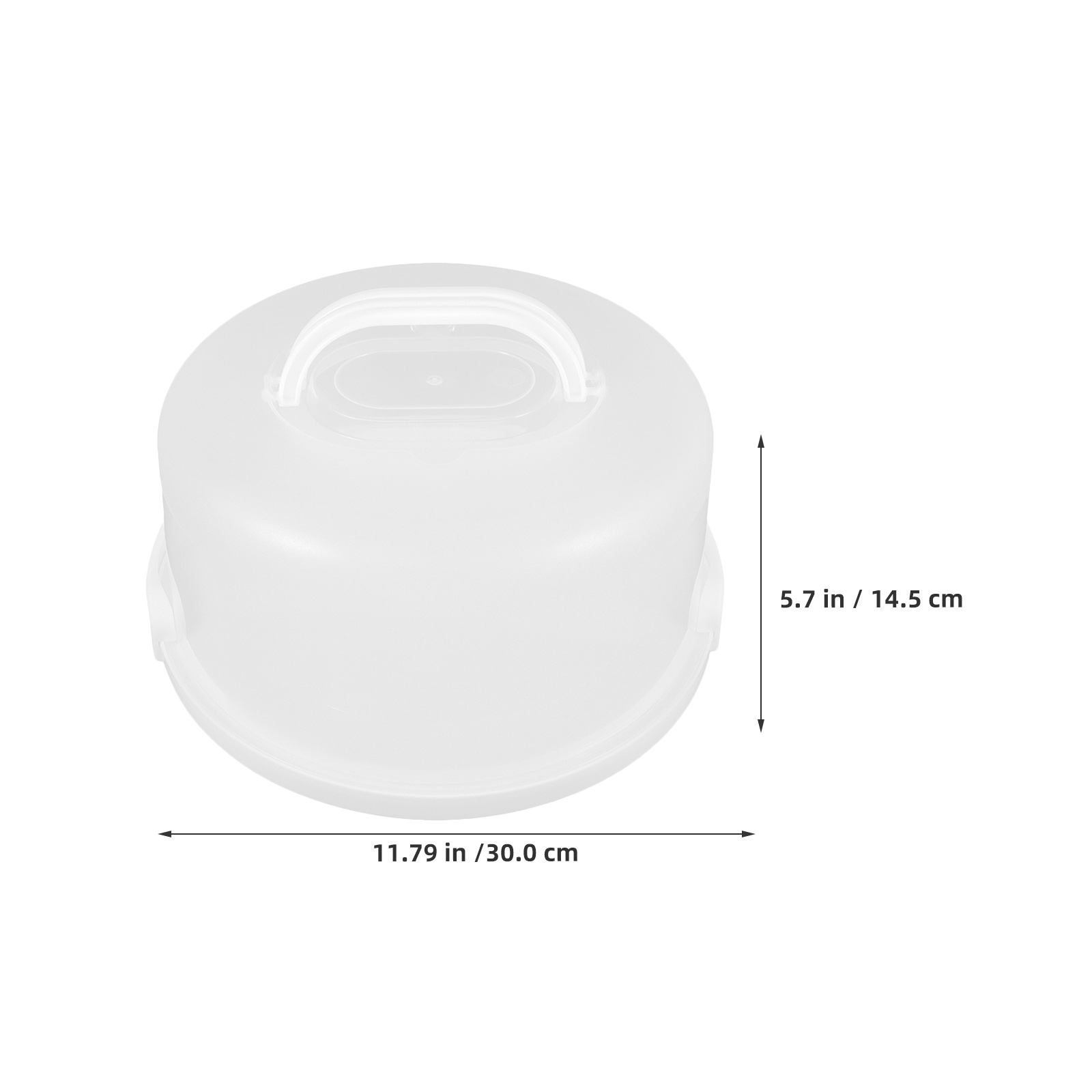 กล่องใส่เค้กพลาสติกสีขาวขนาด 1 - Plastic Dome Clear บทวิจารณ์และราคา