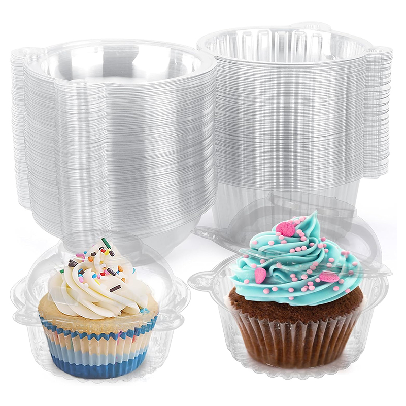 10pcs Cupcake กล่องบรรจุภัณฑ์ห - Plastic Dome Clear บทวิจารณ์และราคา