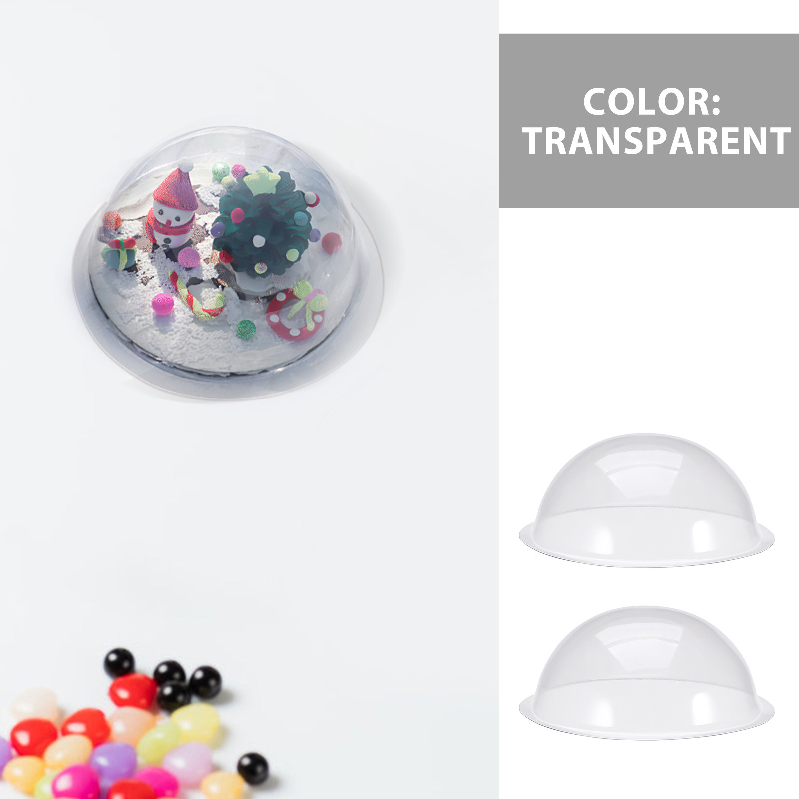 ฝาครอบโดมพลาสติกใสแบบเติมได้ 1 - Plastic Dome Clear บทวิจารณ์และราคา