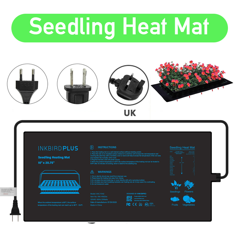 20.75X10ซม.EU/US/UK/AU ปลั๊กต้ - Heat Mat Seedling บทวิจารณ์และราคา