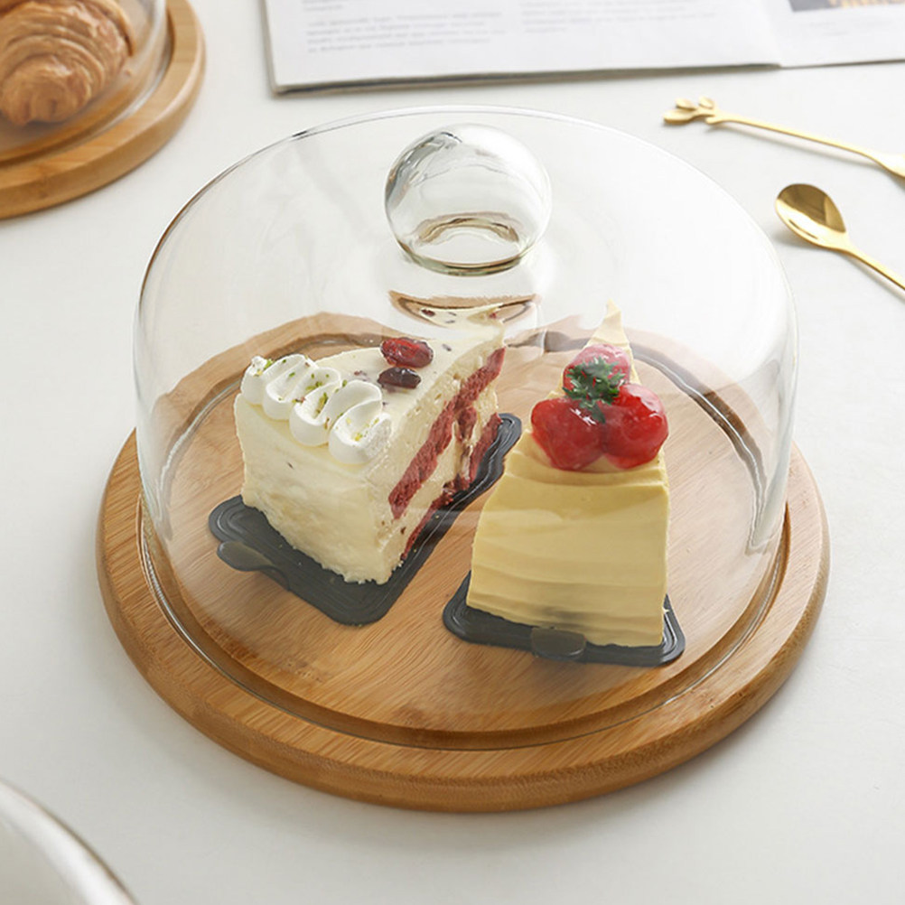 ฝาครอบอาหารแก้วใสขนาด 18 ซม. ส - Plastic Dome Clear บทวิจารณ์และราคา