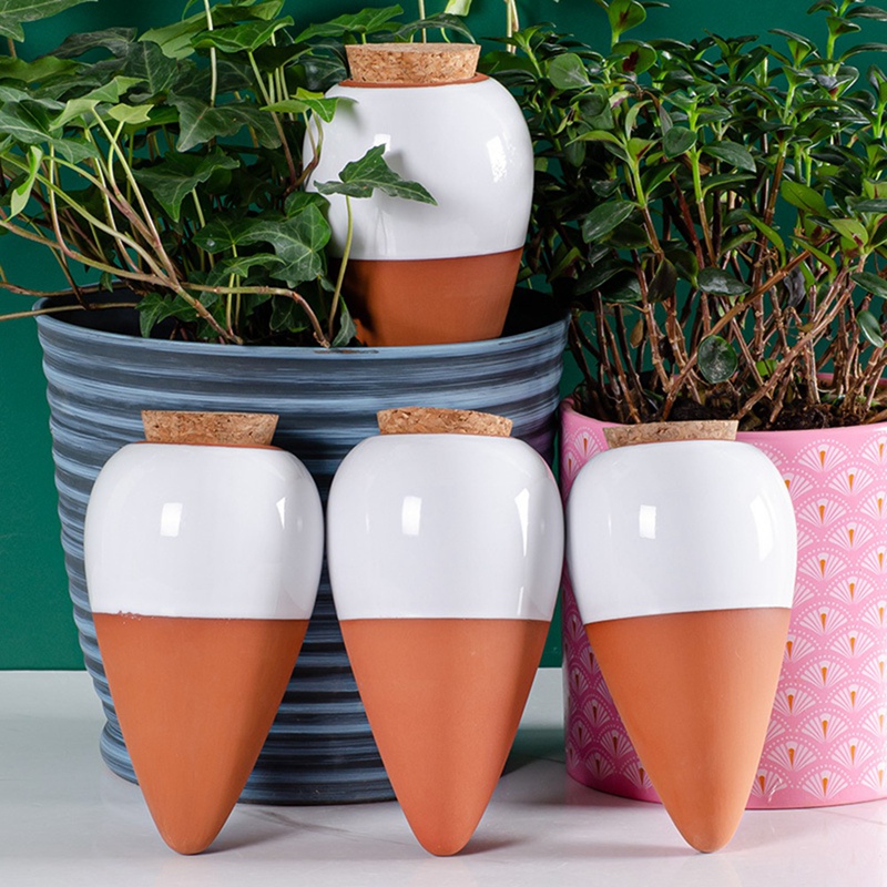 ลูกบอลรดน้ำพืชทำจากดินเผาบัวรด - Self Watering Insert บทวิจารณ์และราคา